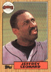 1987 Topps Baseball Cards      280     Jeff Leonard